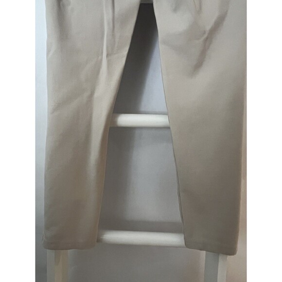 INC Womens Pants Tapered Leg 5 Pocket Knit US 6 Off White Mid Rise Flat Front EC - Picture 11 of 14